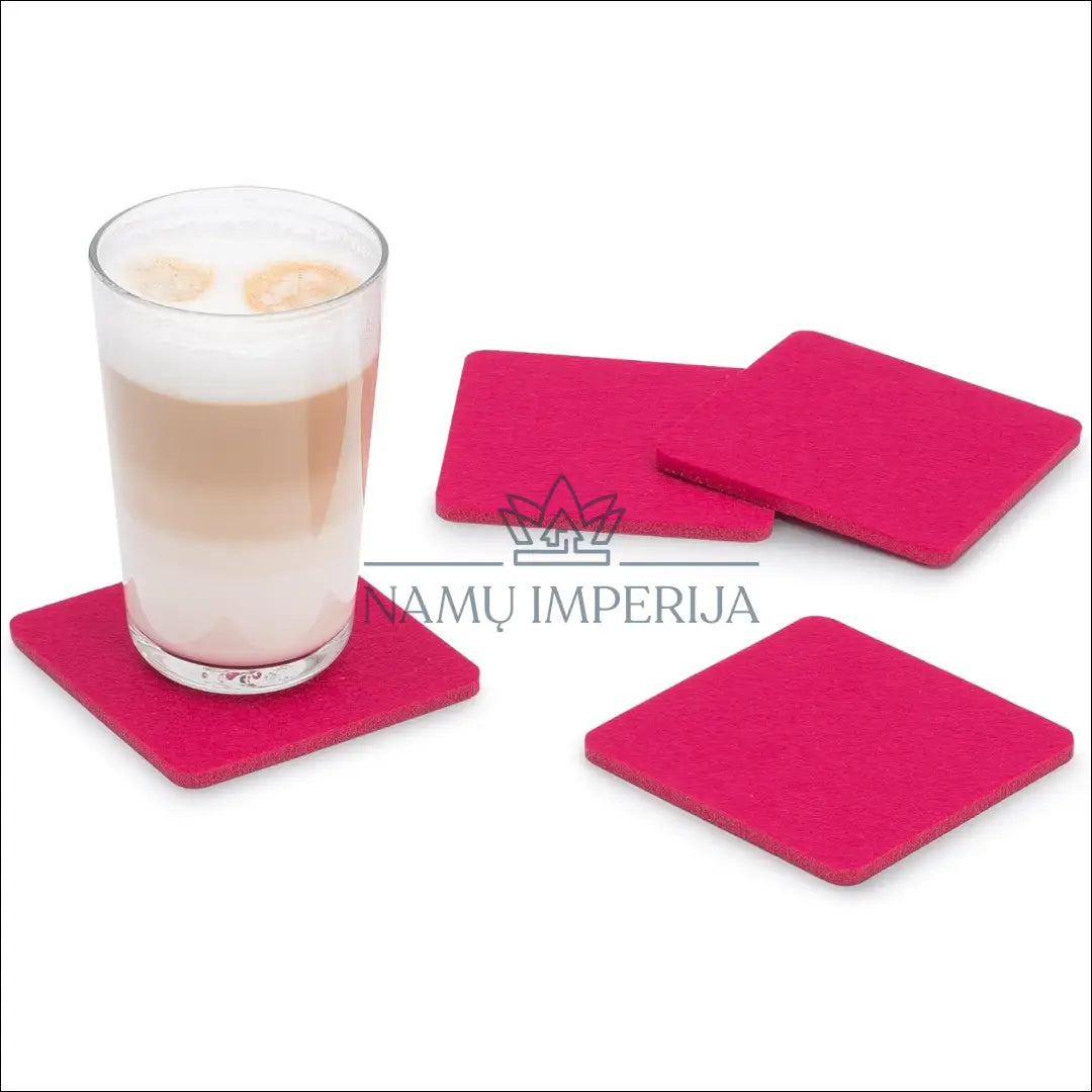 Stalo padėkliukų komplektas (4vnt) DI8835 - €4 Save 50% __label:Pristatymas 1-2 d.d., color-rozine, staltieses,
