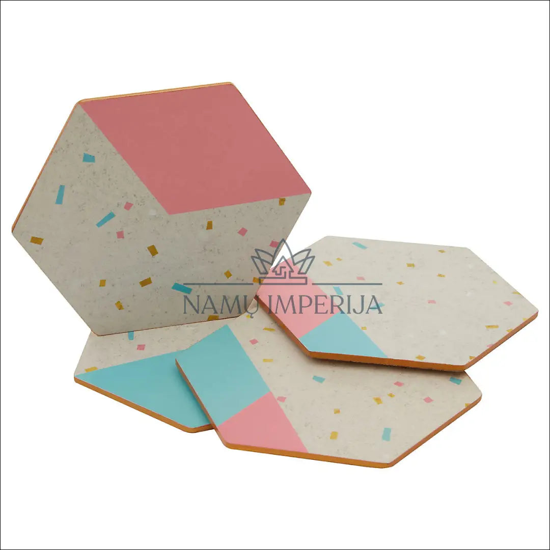 Stalo padėkliukų komplektas (4vnt) DI8863 - €6 Save 55% __label:Pristatymas 1-2 d.d., color-marga, color-margas,