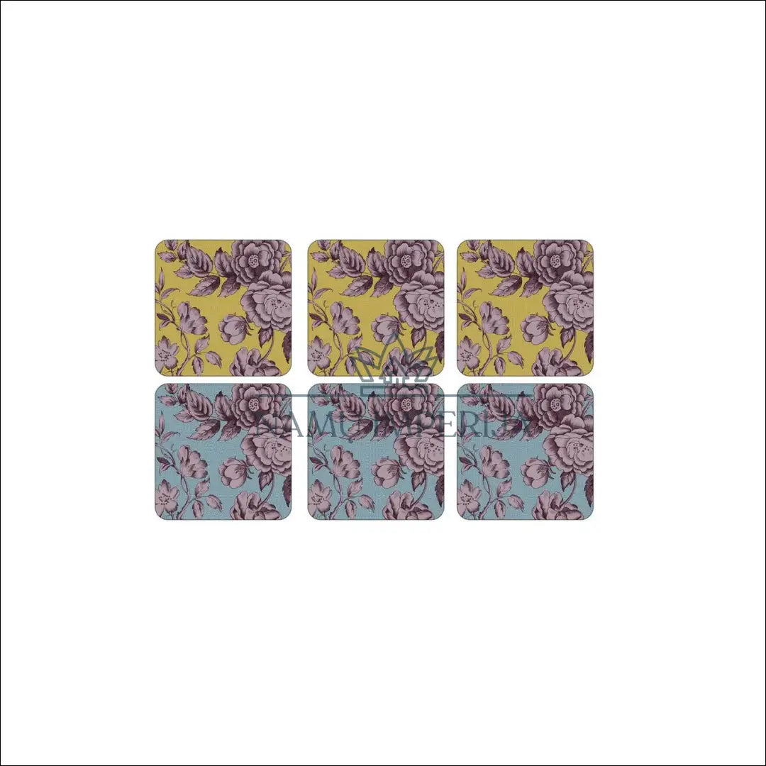 Stalo padėkliukų komplektas (6vnt) DI8425 - €13 Save 50% __label:Pristatymas 1-2 d.d., color-geltona, color-rozine,