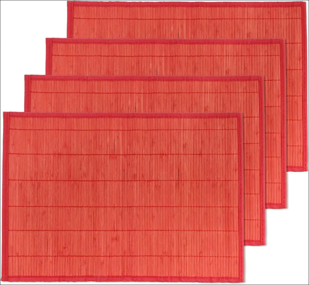 Stalo padėkliukų komplektas (6vnt) DI8816 - €21 Save 50% __label:Pristatymas 1-2 d.d., color-raudona,