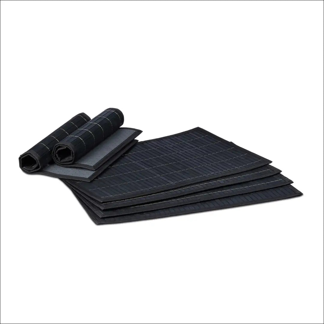 Stalo padėkliukų komplektas (6vnt) DI9320 - €12 Save 50% __label:Pristatymas 1-2 d.d., color-juoda, material-bambukas,