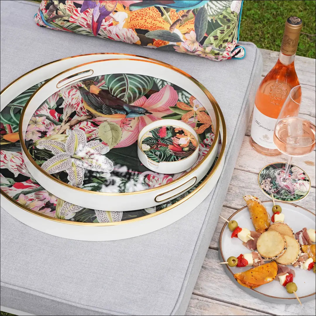 Stalo padėkliukų komplektas dėkle DI8981 - €11 Save 55% __label:Pristatymas 1-2 d.d., color-auksine, color-balta,