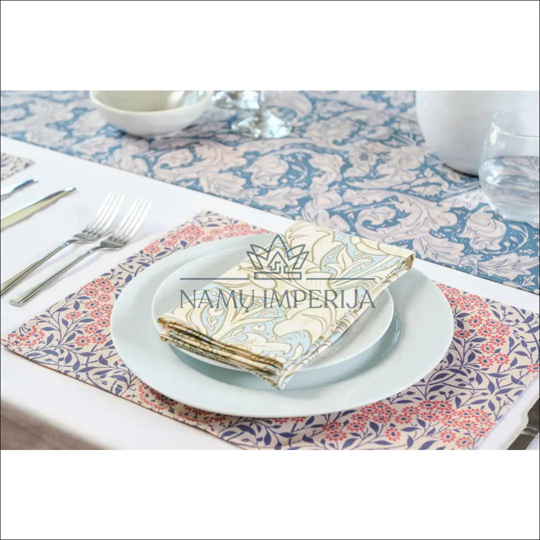 Stalo servetėlių komplektas (2vnt) DI9037 - €7 Save 50% __label:Pristatymas 1-2 d.d., color-melyna, color-smelio,