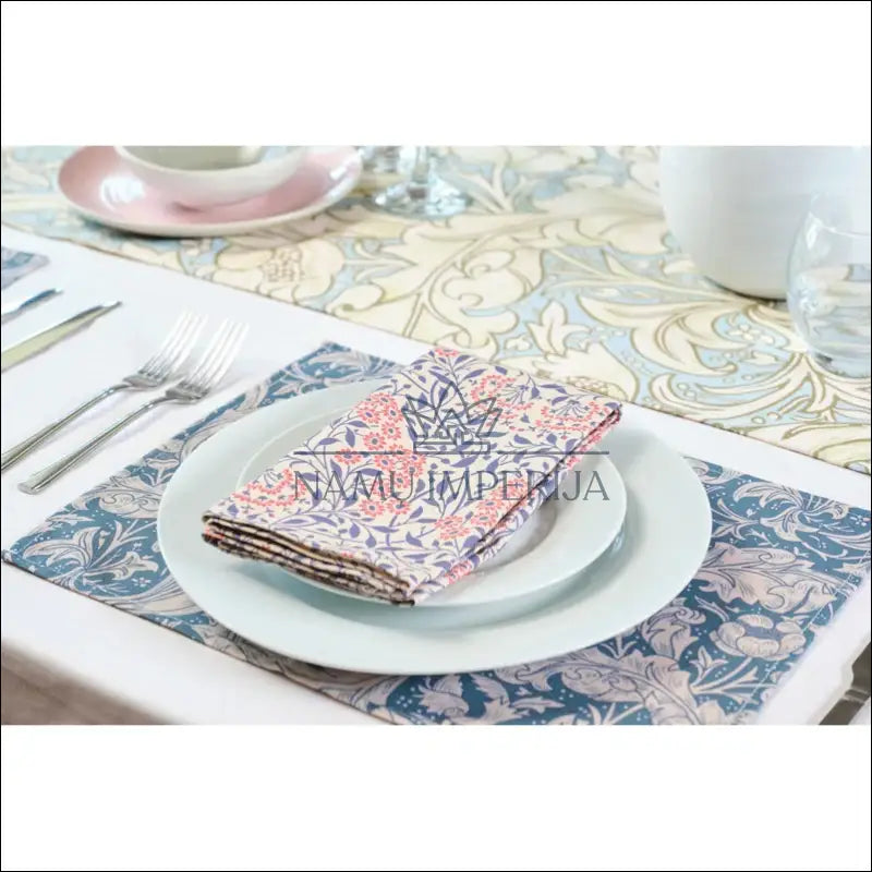 Stalo servetėlių komplektas (2vnt) DI9041 - €7 Save 50% __label:Pristatymas 1-2 d.d., color-melyna, color-raudona,