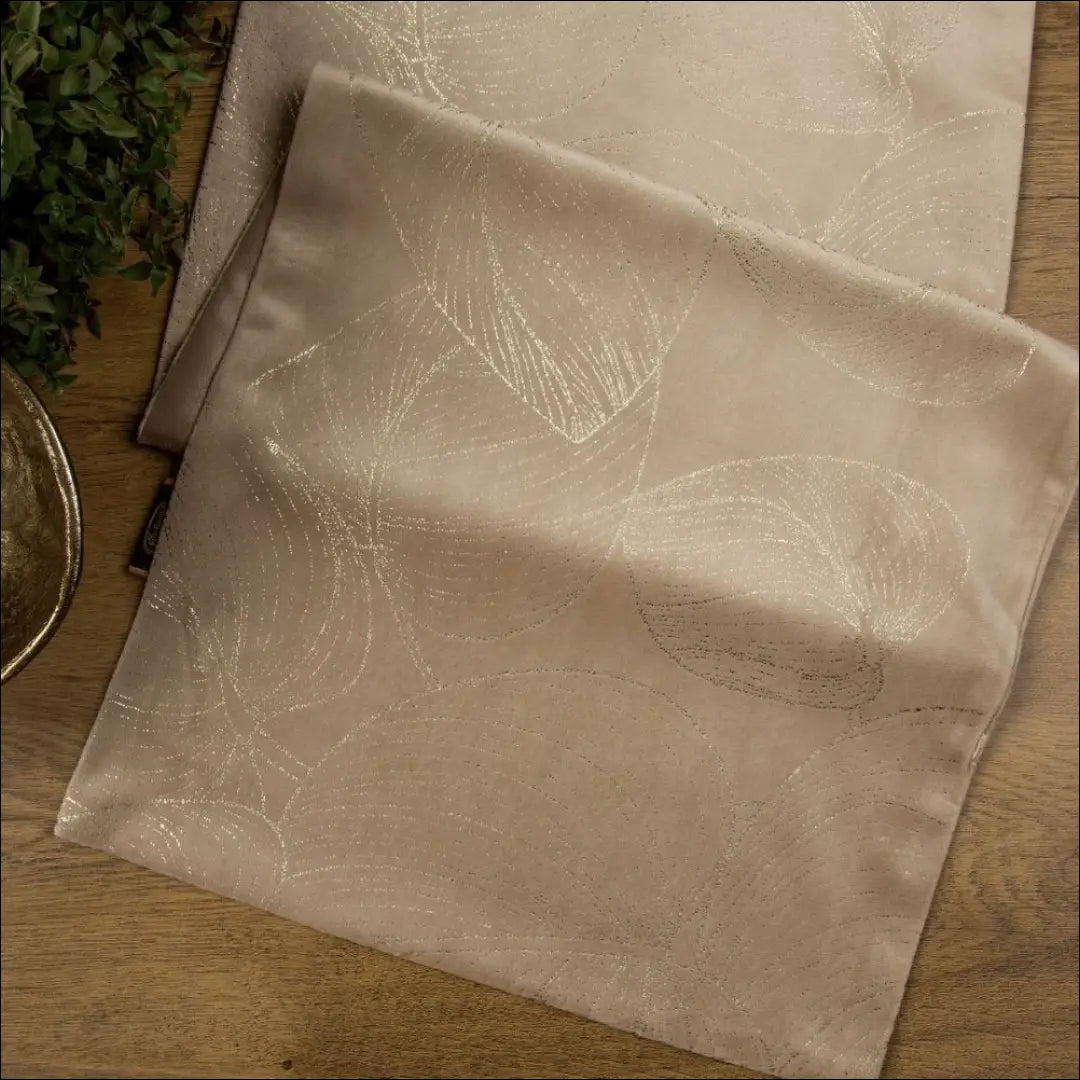 Stalo takelis DI12012 - €32 Save 50% 25-50, __label:Pristatymas 1-2 d.d., color-auksine, color-smelio, material-aksomas
