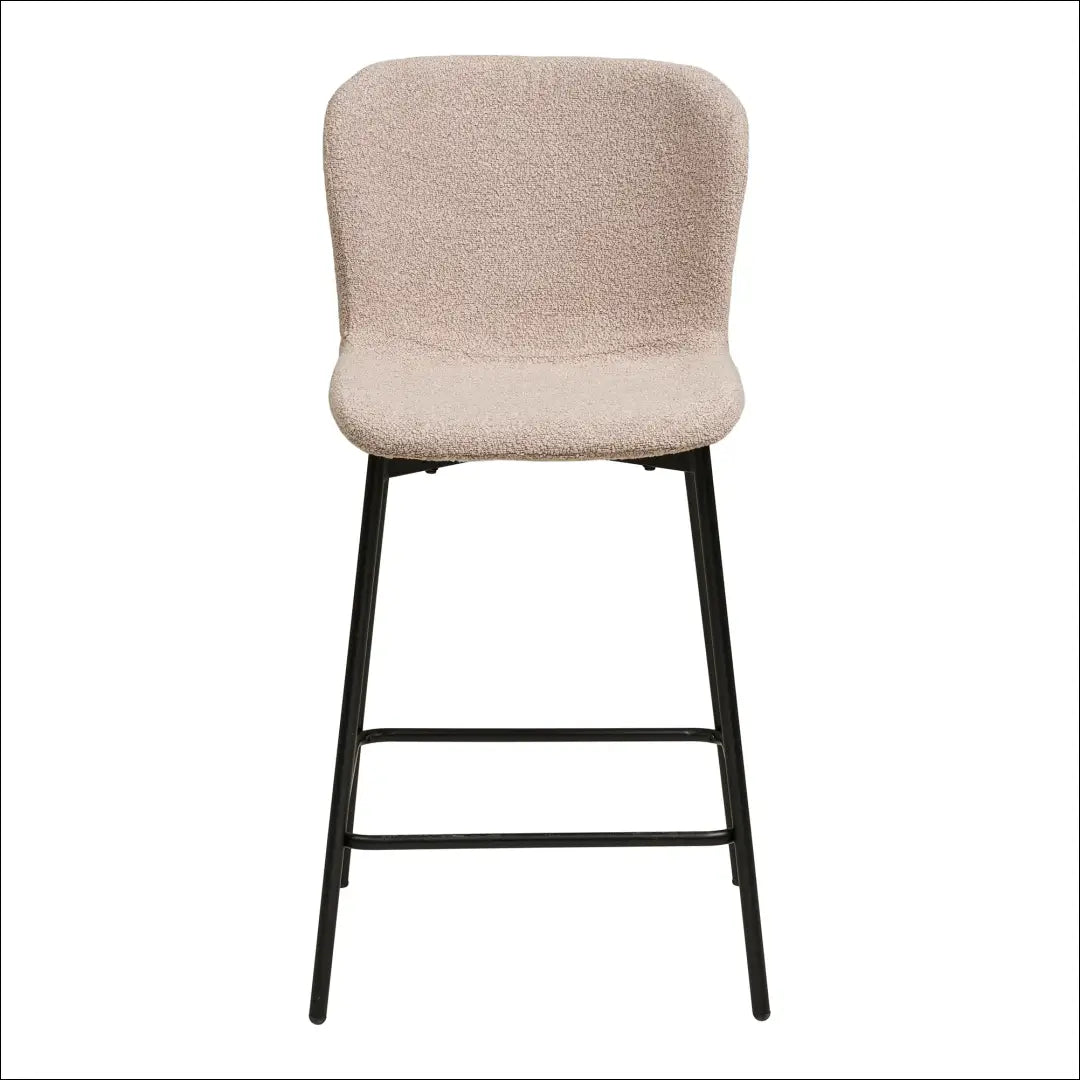 Stalviršis bouclé smėlio spalvos juodos kojos RD097 - €111 Save 15% 100-200, __label:Pristatymas 5-14 d.d., Bar &