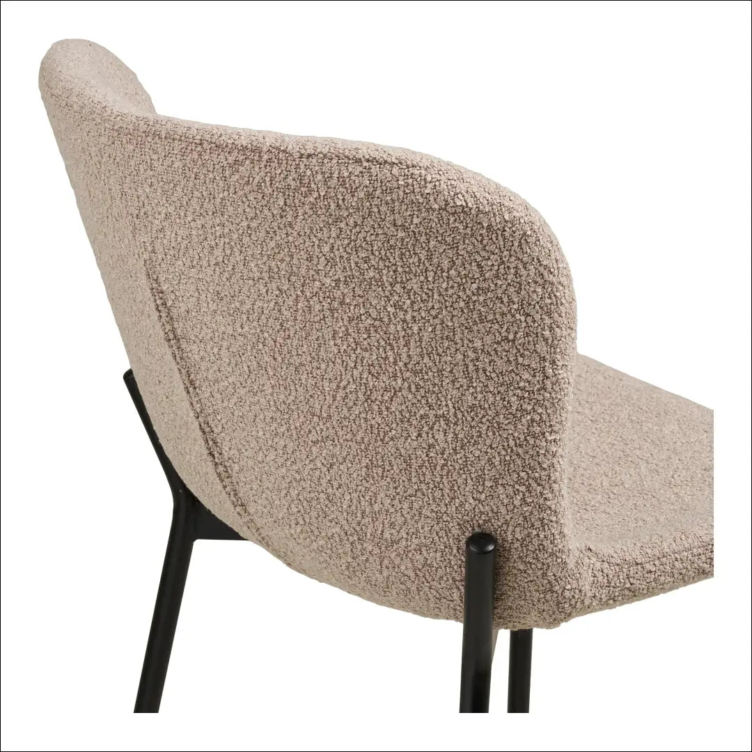 Stalviršis bouclé smėlio spalvos juodos kojos RD097 - €111 Save 15% 100-200, __label:Pristatymas 5-14 d.d., Bar &