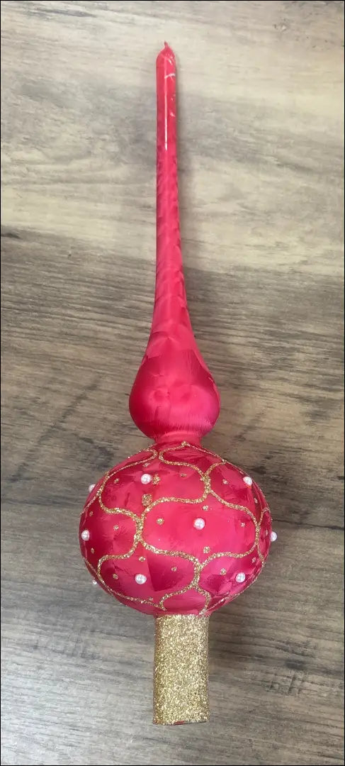 Stiklinė Kalėdų eglutės viršūnė DA311 - €7 Save 50% __label:Pristatymas 1-2 d.d., kaledos, under-25 Iki €25 Holiday