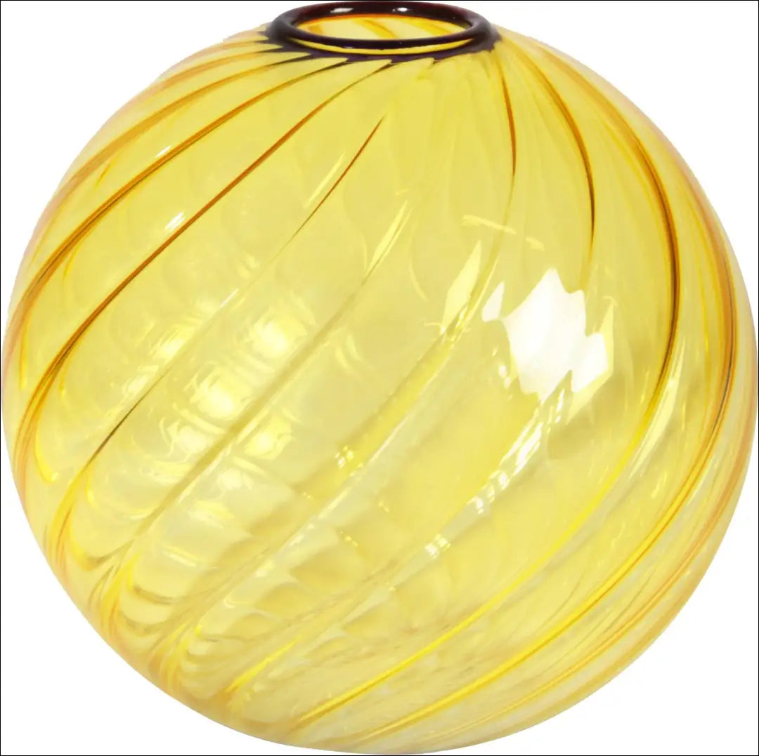 Stiklinė vazelė DI2489 - €7 Save 70% __label:Pristatymas 1-2 d.d., color-geltona, interjeras, material-stiklas,