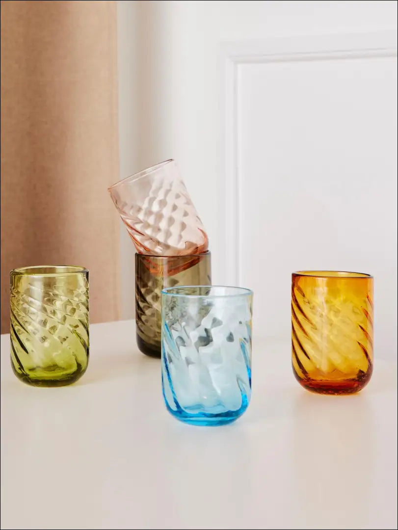 Stiklinių komplektas (4vnt) DI4215 - €10 Save 70% __label:Pristatymas 1-2 d.d., color-rozine, indai, interjeras,