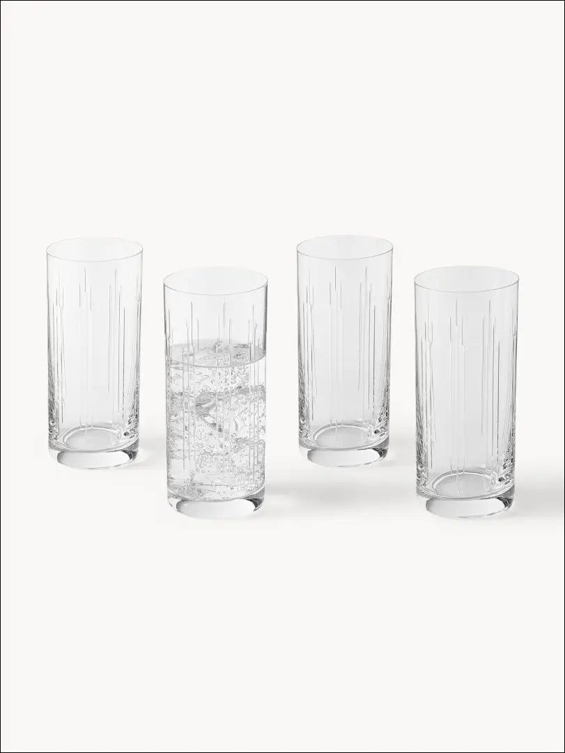 Stiklinių komplektas (4vnt) DI5160 - €12 Save 70% __label:Pristatymas 1-2 d.d., indai, interjeras, material-stiklas,