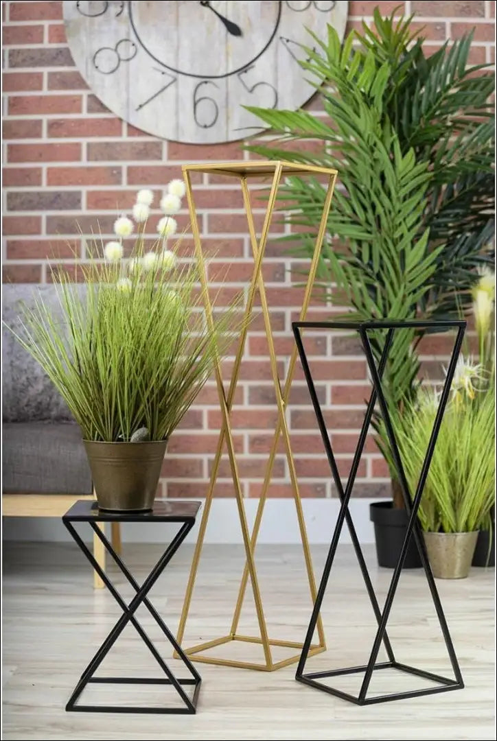 Stovas augalams KI1441 - €34 Save 50% 25-50, __label:Pristatymas 1-2 d.d., color-auksine, dekoracijos, interjeras €25