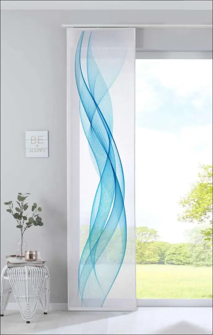 Stumdoma užuolaida DI11993 - €26 Save 50% 25-50, __label:Pristatymas 1-2 d.d., color-balta, color-turkis,