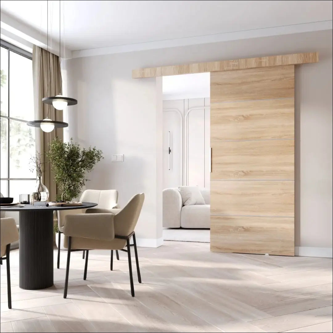 Stumdomos durys KI1442 - €118 Save 50% 100-200, __label:Pristatymas 1-2 d.d., color-ruda, kita, material-mediena €100