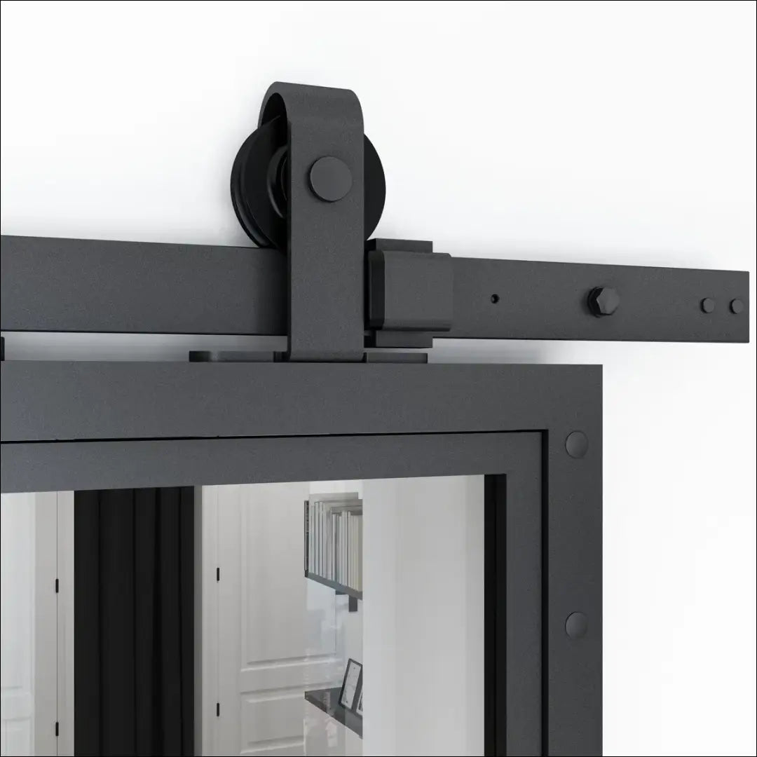Stumdomų durų rėmo techninės įrangos rinkinys KI1262 - €66 Save 50% 50-100, __label:Pristatymas 1-2 d.d., color-juoda,