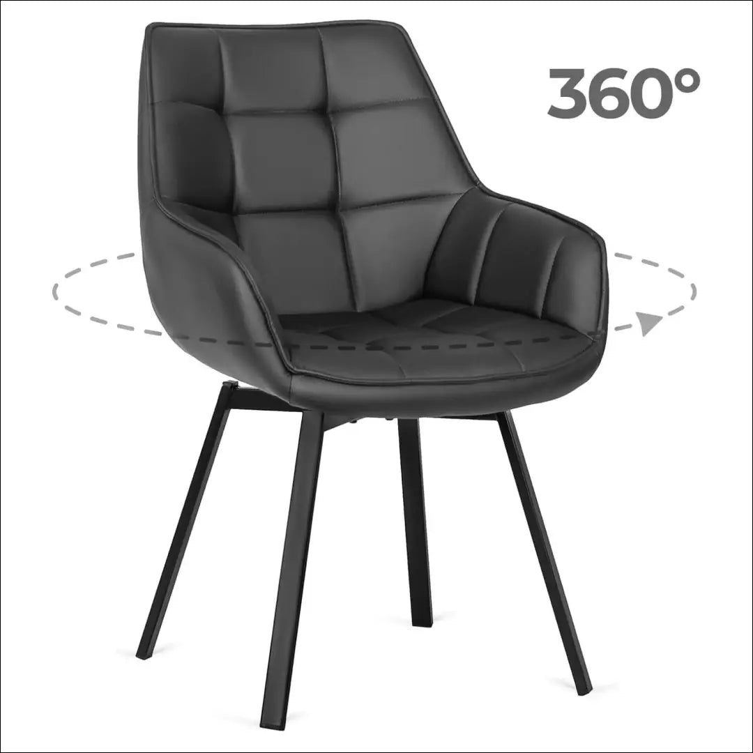 Sukama kėdė iš eko odos juodos spalvos TE102 - €93 Save 15% 50-100, __label:Pristatymas 5-14 d.d., elite, Krzesła,