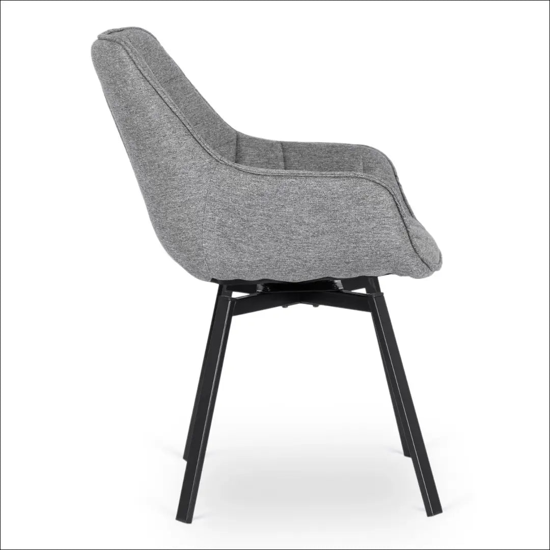 Sukama kėdė su audiniu pilkos spalvos TE547 - €96 Save 15% 50-100, __label:Pristatymas 5-14 d.d., elite, Krzesła,