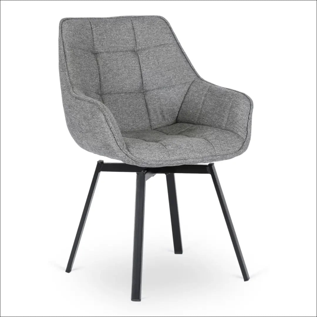 Sukama kėdė su audiniu pilkos spalvos TE547 - €96 Save 15% 50-100, __label:Pristatymas 5-14 d.d., elite, Krzesła,