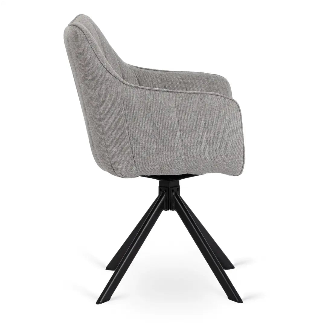 Sukama kėdė su audiniu pilkos spalvos TE807 - €105 Save 15% 100-200, __label:Pristatymas 5-14 d.d., elite, Krzesła,