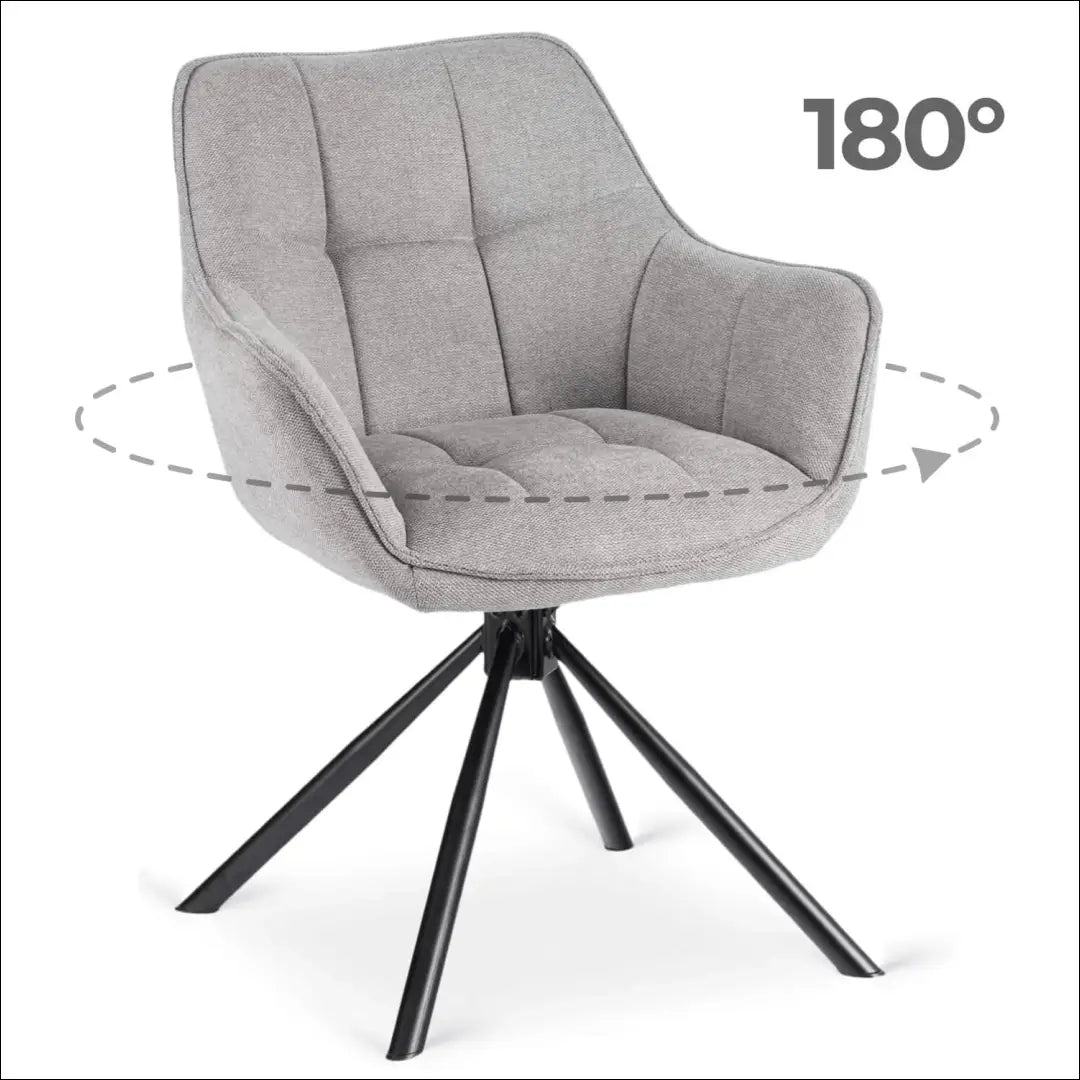 Sukama kėdė su audiniu pilkos spalvos TE995 - €112 Save 15% 100-200, __label:Pristatymas 5-14 d.d., elite, Krzesła,