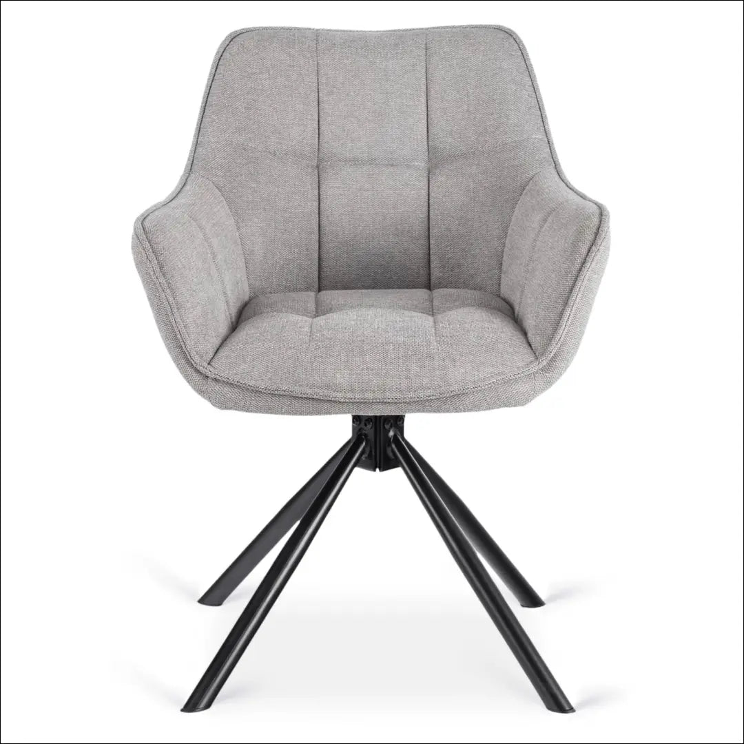 Sukama kėdė su audiniu pilkos spalvos TE995 - €112 Save 15% 100-200, __label:Pristatymas 5-14 d.d., elite, Krzesła,