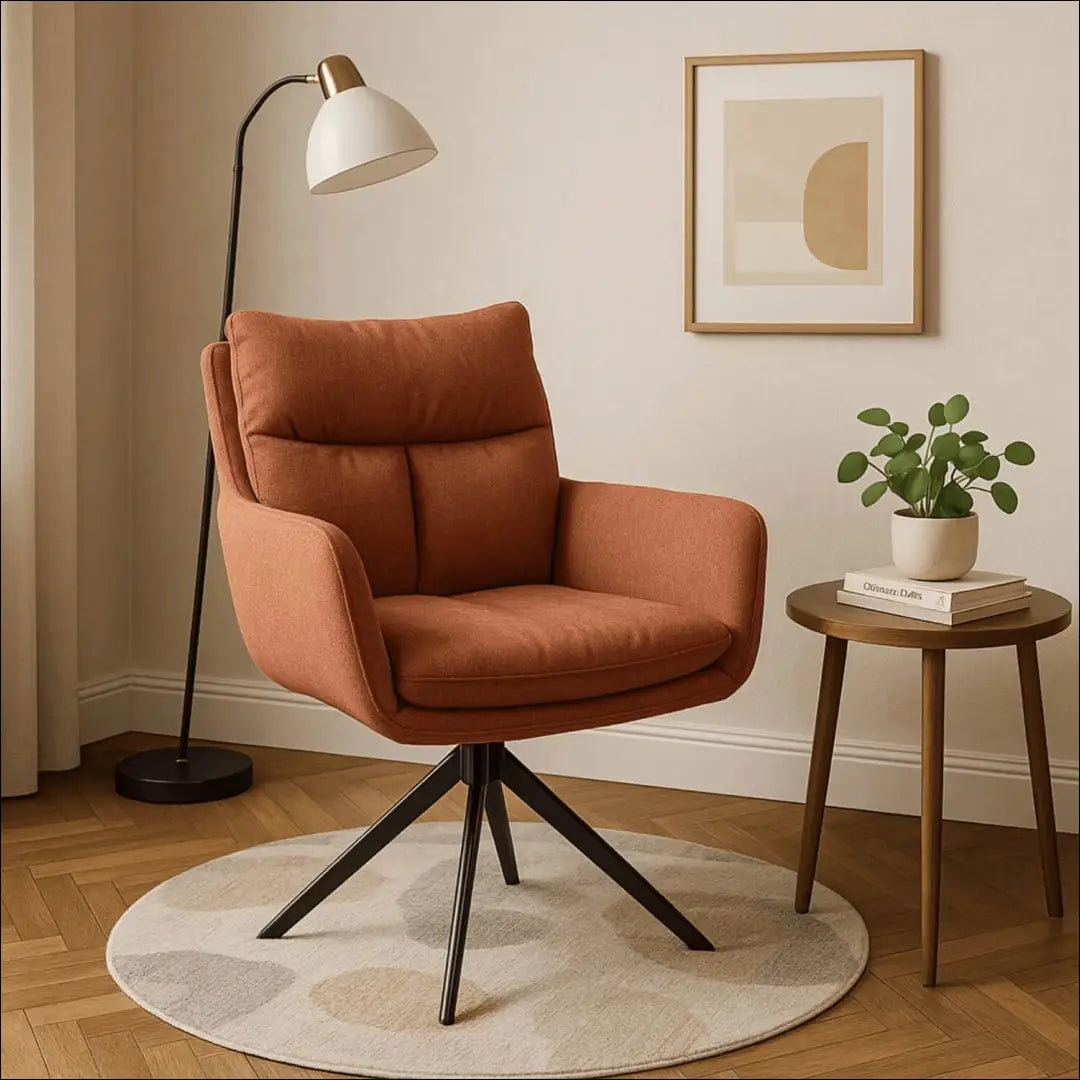 Sukama kėdė su audiniu rusvos spalvos TE836 - €100 Save 15% 100-200, __label:Pristatymas 5-14 d.d., elite, Krzesła,