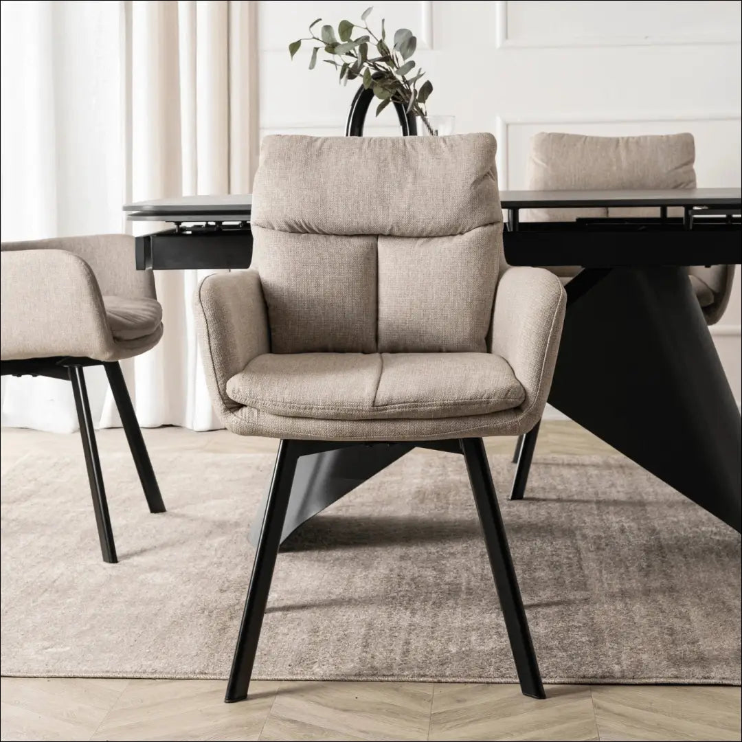 Sukama kėdė su audiniu smėlio spalvos TE1004 - €101 Save 15% 100-200, __label:Pristatymas 5-14 d.d., elite, Krzesła,