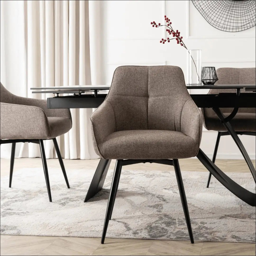 Sukama kėdė su audiniu TE826 - €80 Save 15% 50-100, __label:Pristatymas 5-14 d.d., elite, Krzesła, spalva-cappucino