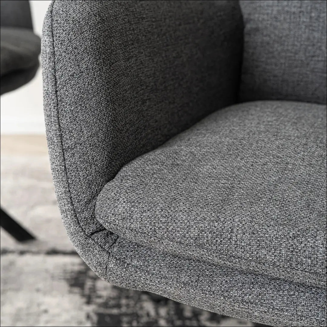 Sukama kėdė su audiniu TE835 - €97 Save 15% 50-100, __label:Pristatymas 5-14 d.d., elite, Krzesła, spalva-ciemnoszary