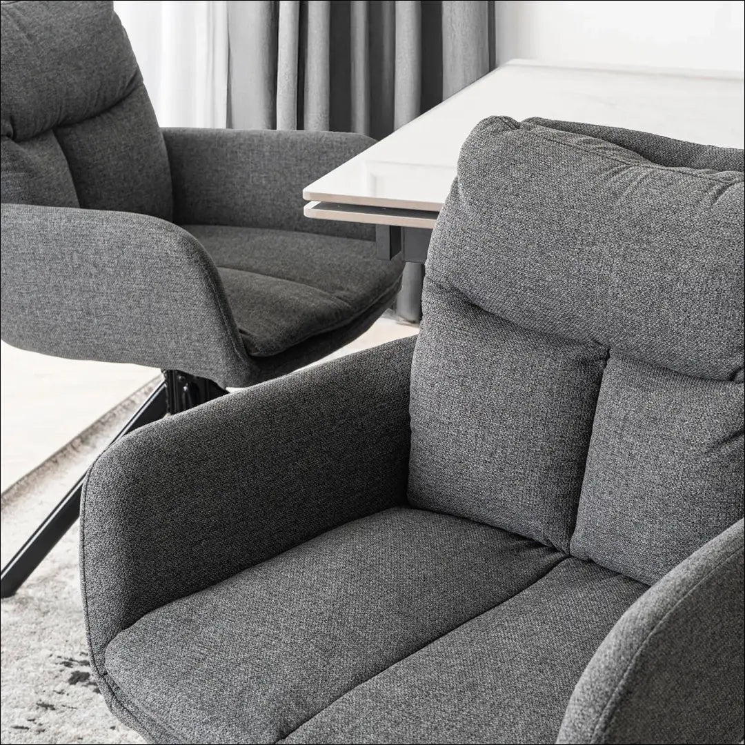 Sukama kėdė su audiniu TE835 - €97 Save 15% 50-100, __label:Pristatymas 5-14 d.d., elite, Krzesła, spalva-ciemnoszary