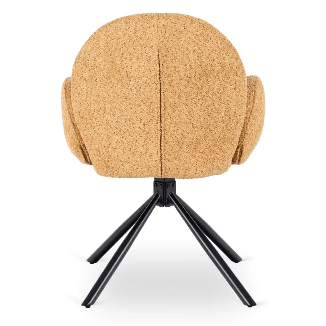 Sukama kėdė su buklė audinio audiniu garstyčių spalvos TE1060 - €104 Save 15% 100-200, __label:Pristatymas 5-14 d.d.,