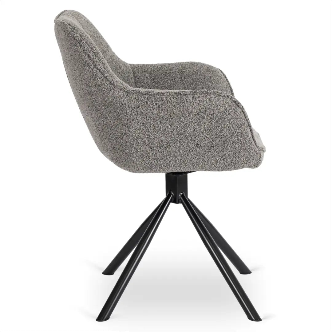 Sukama kėdė su buklė audinio audiniu pilkos spalvos TE336 - €112 Save 15% 100-200, __label:Pristatymas 5-14 d.d.,