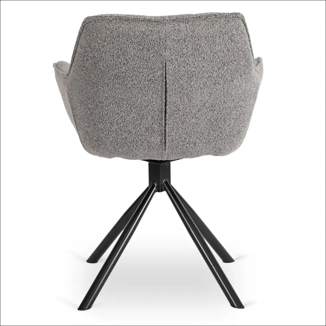 Sukama kėdė su buklė audinio audiniu pilkos spalvos TE336 - €112 Save 15% 100-200, __label:Pristatymas 5-14 d.d.,