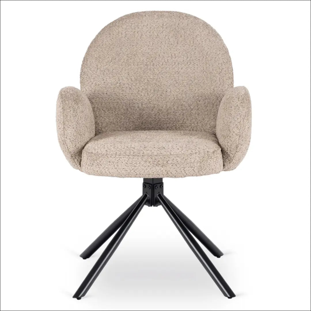 Sukama kėdė su buklė audinio audiniu rudos spalvos TE1059 - €100 Save 15% 100-200, __label:Pristatymas 5-14 d.d.,