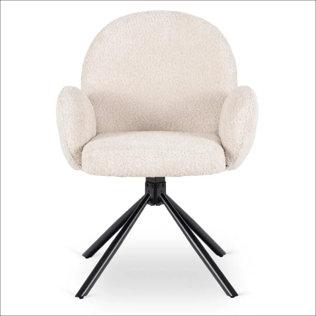 Sukama kėdė su buklė audinio audiniu smėlio spalvos TE1058 - €104 Save 15% 100-200, __label:Pristatymas 5-14 d.d.,