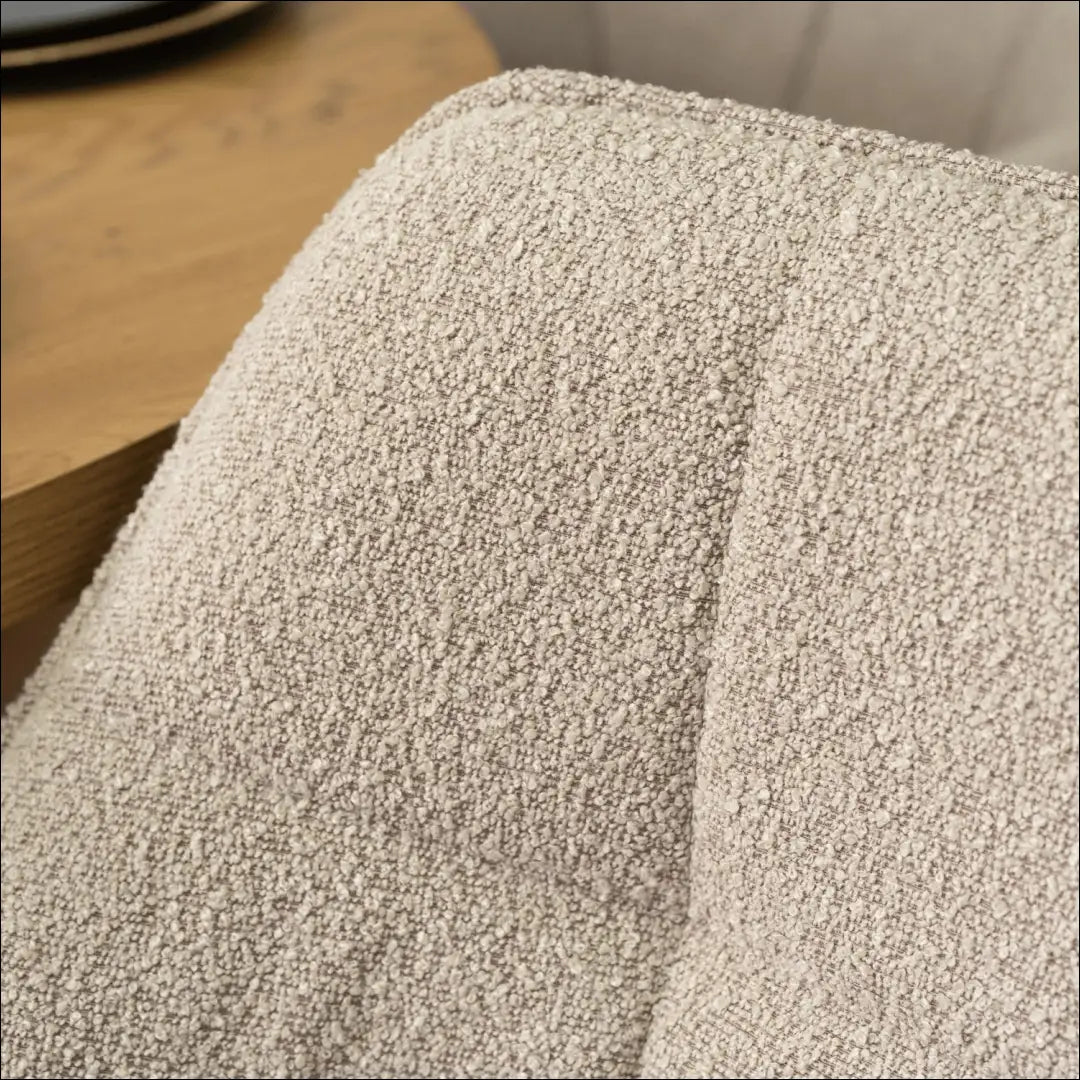 Sukama kėdė su buklė audinio audiniu smėlio spalvos TE335 - €112 Save 15% 100-200, __label:Pristatymas 5-14 d.d.,