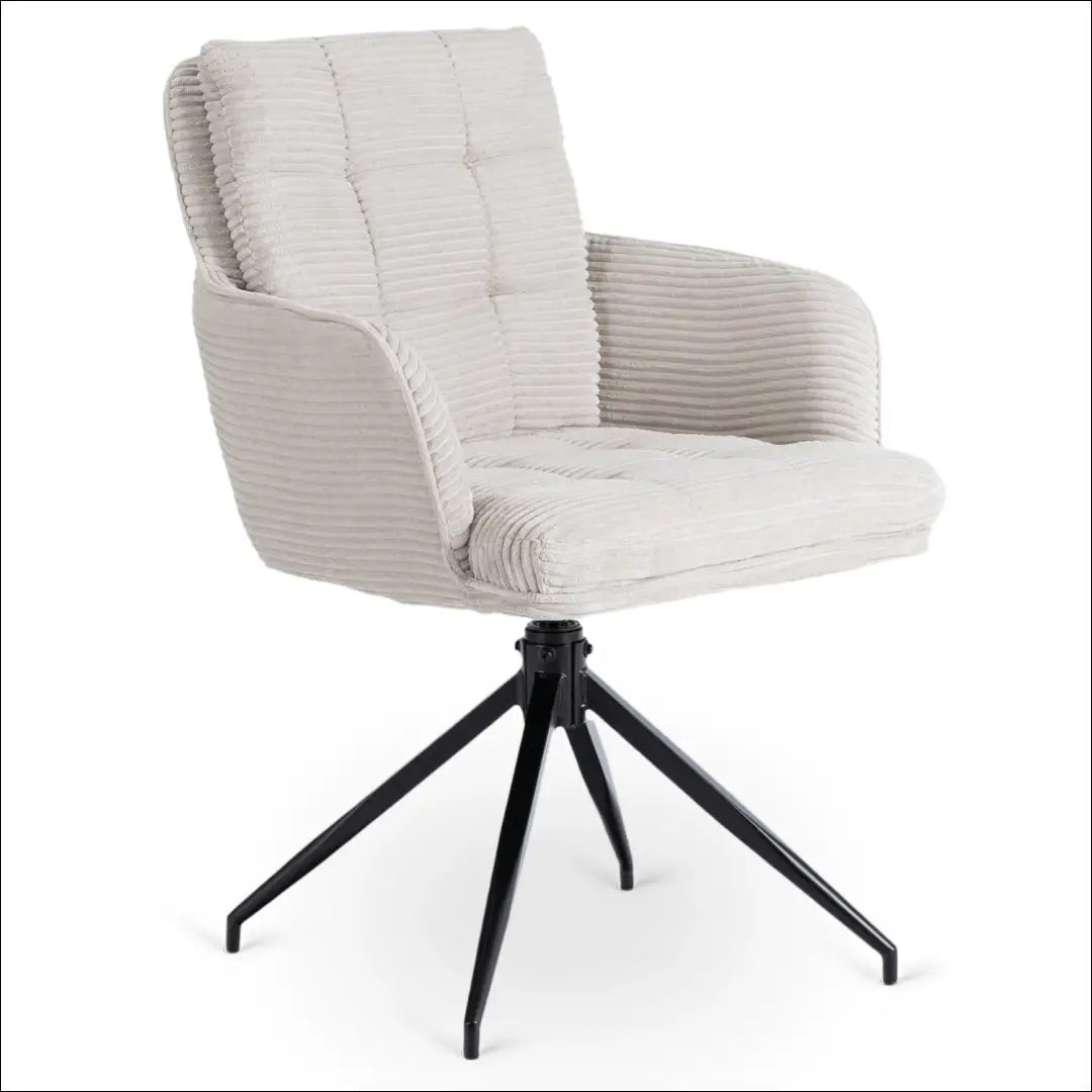Sukama kėdė su korduro audiniu pilkos spalvos TE886 - €122 Save 15% 100-200, __label:Pristatymas 5-14 d.d., elite,