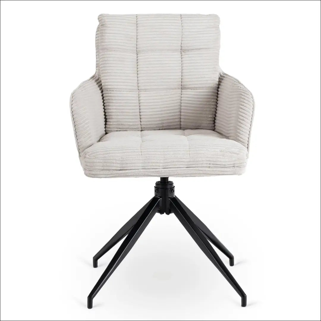 Sukama kėdė su korduro audiniu pilkos spalvos TE886 - €122 Save 15% 100-200, __label:Pristatymas 5-14 d.d., elite,