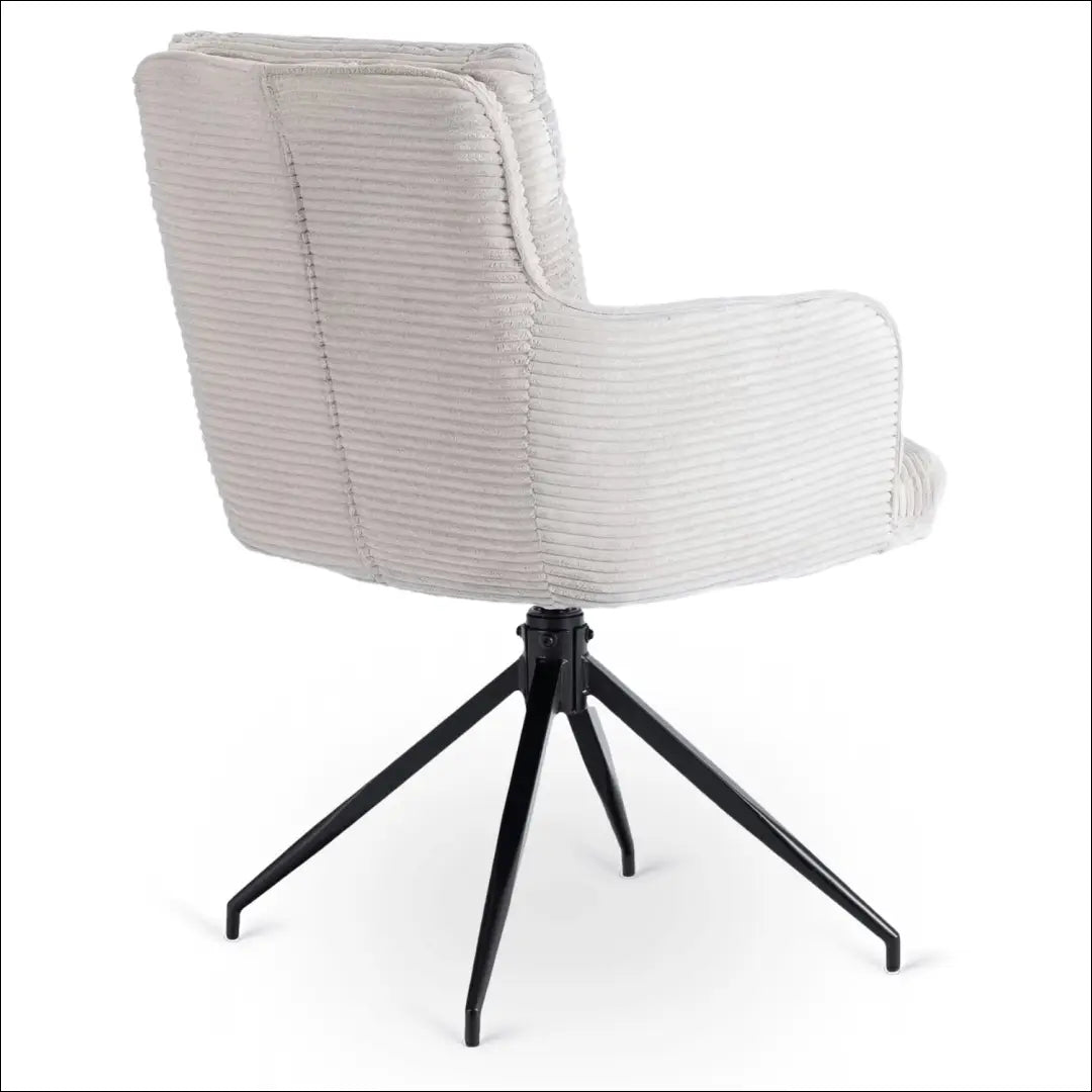 Sukama kėdė su korduro audiniu pilkos spalvos TE886 - €122 Save 15% 100-200, __label:Pristatymas 5-14 d.d., elite,