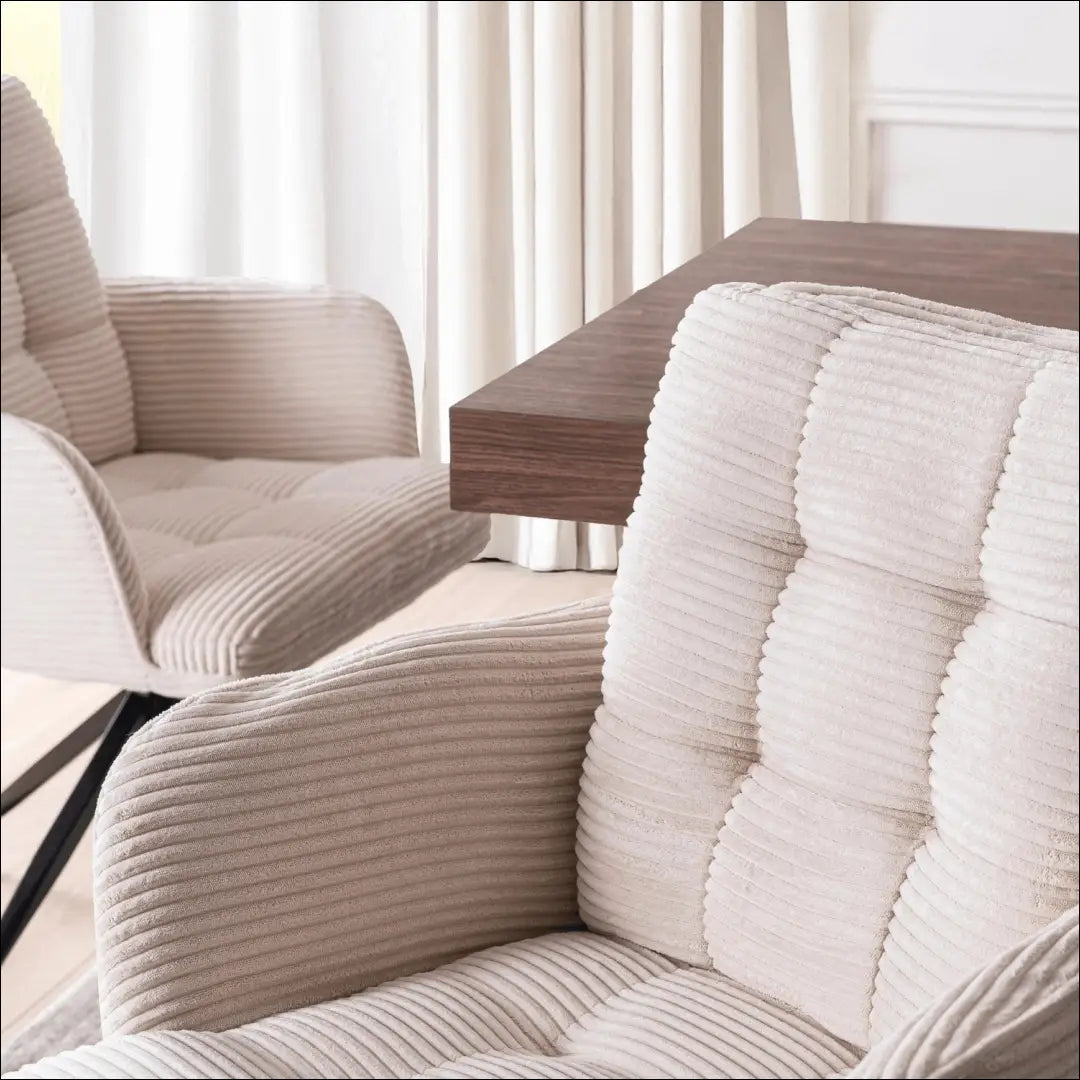 Sukama kėdė su korduro audiniu žalios spalvos TE884 - €122 Save 15% 100-200, __label:Pristatymas 5-14 d.d., elite,