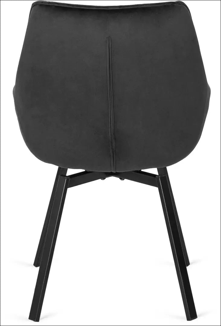 Sukama kėdė su veliūro audiniu juodos spalvos TE101 - €96 Save 15% 50-100, __label:Pristatymas 5-14 d.d., elite,