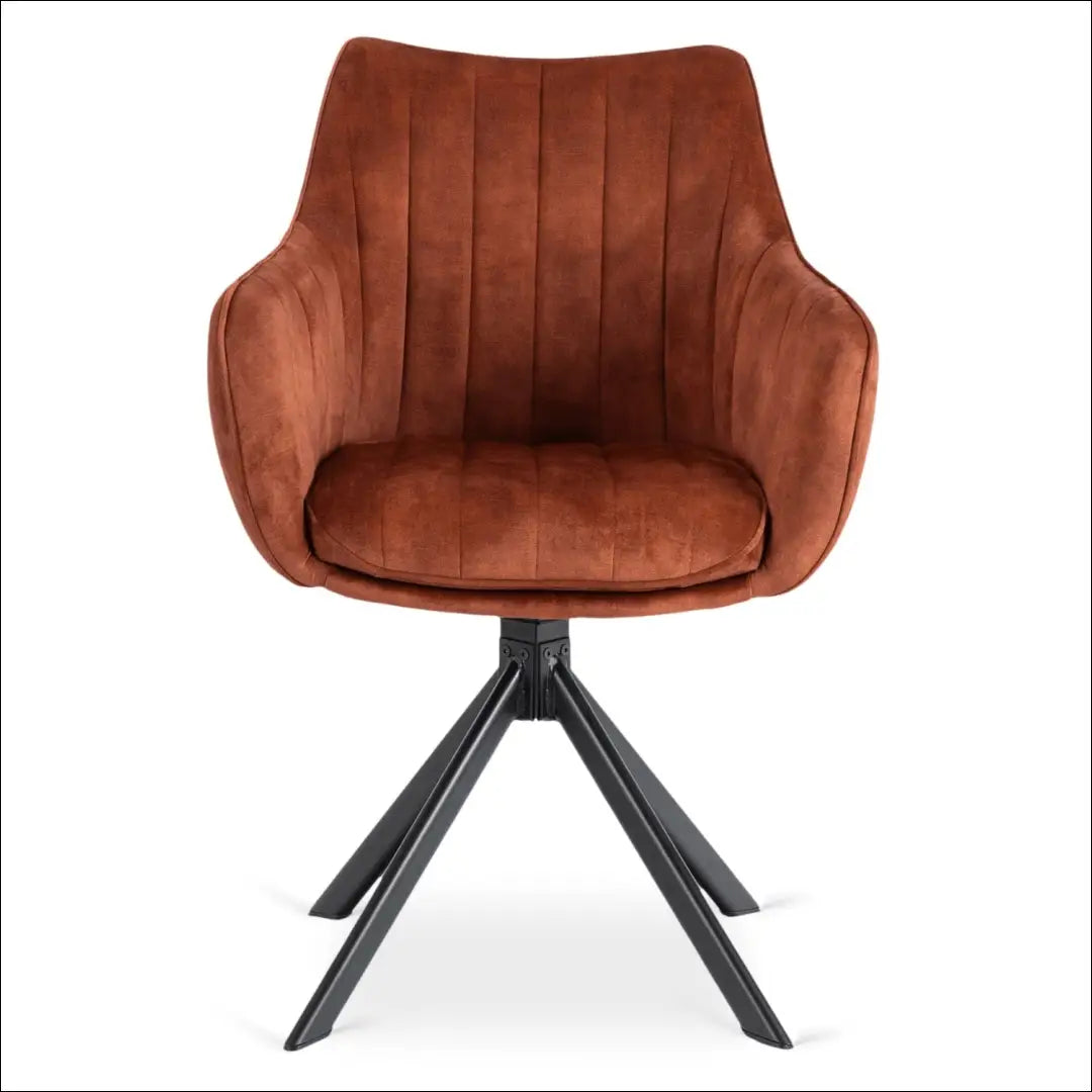 Sukama kėdė su veliūro audiniu rusvos spalvos TE1002 - €105 Save 15% 100-200, __label:Pristatymas 5-14 d.d., elite,