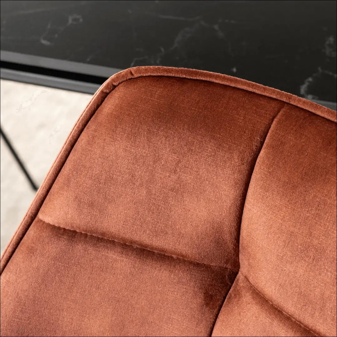 Sukama kėdė su veliūro audiniu rusvos spalvos TE988 - €96 Save 15% 50-100, __label:Pristatymas 5-14 d.d., elite,