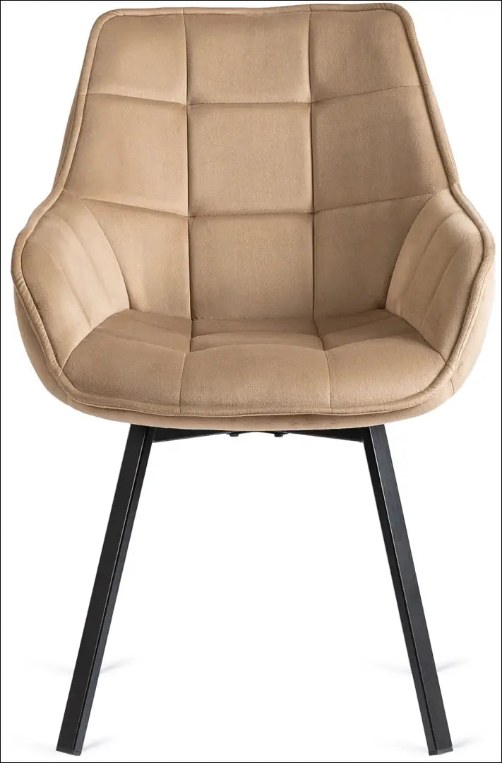 Sukama kėdė su veliūro audiniu smėlio spalvos TE152 - €96 Save 15% 50-100, __label:Pristatymas 5-14 d.d., elite,