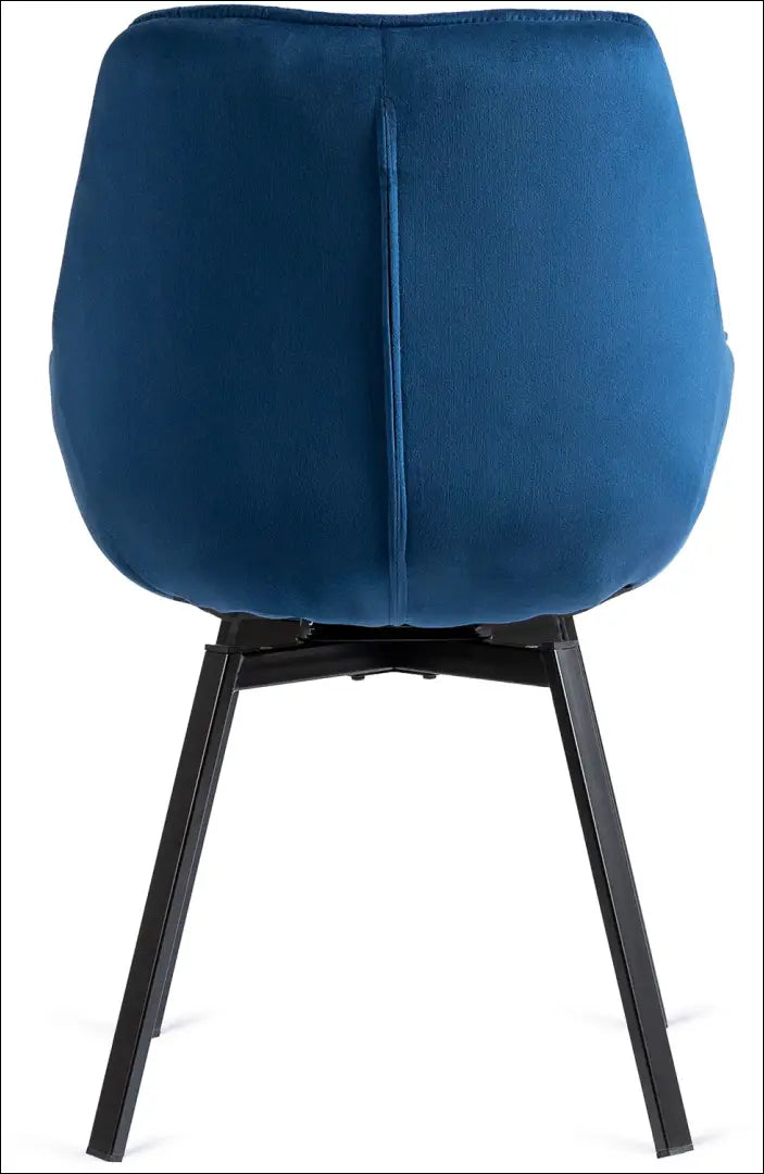 Sukama kėdė su veliūro audiniu tamsiai mėlynos spalvos TE199 - €96 Save 15% 50-100, __label:Pristatymas 5-14 d.d.,