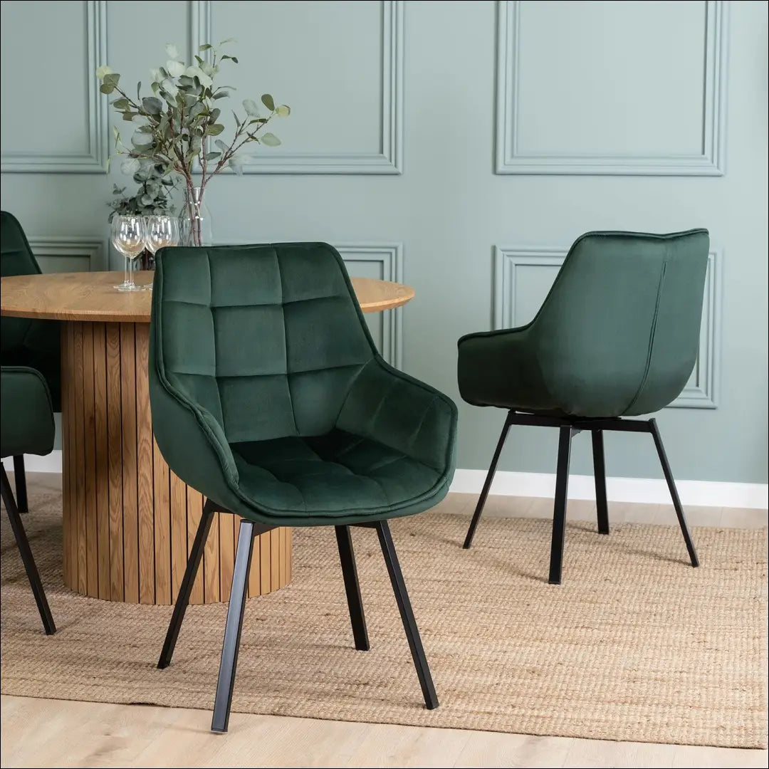 Sukama kėdė su veliūro audiniu žalios spalvos TE200 - €96 Save 15% 50-100, __label:Pristatymas 5-14 d.d., elite,