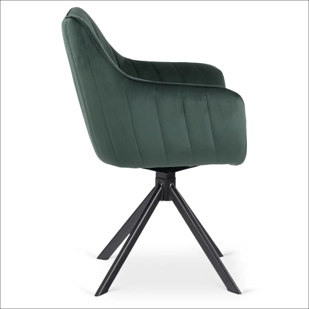 Sukama kėdė su veliūro audiniu žalios spalvos TE974 - €105 Save 15% 100-200, __label:Pristatymas 5-14 d.d., elite,