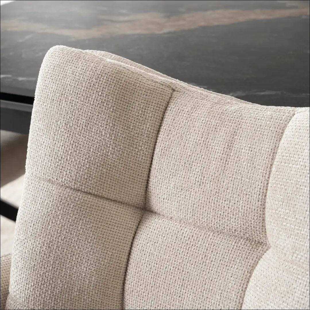 Sukama kėdė svetainei su audiniu kreminės spalvos TE1134 - €118 Save 15% 100-200, __label:Pristatymas 5-14 d.d., elite,