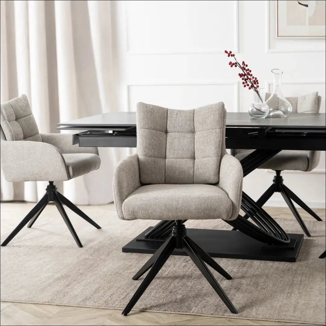 Sukama kėdė svetainei su audiniu pilkos spalvos TE1135 - €118 Save 15% 100-200, __label:Pristatymas 5-14 d.d., elite,