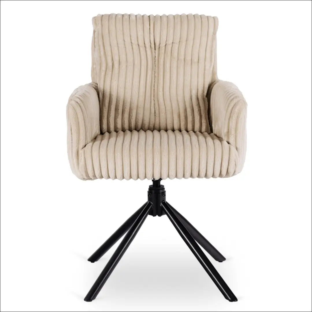 Sukama kėdė svetainei su korduro audiniu smėlio spalvos TE1131 - €113 Save 15% 100-200, __label:Pristatymas 5-14 d.d.,